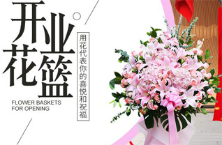 江苏南京鼓楼区华侨路街道龙蟠里社区花篮配送